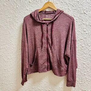 2/$40 Gap Fit | Brushed Tech Jersey Activewear Zip up Hoodie  Size Large